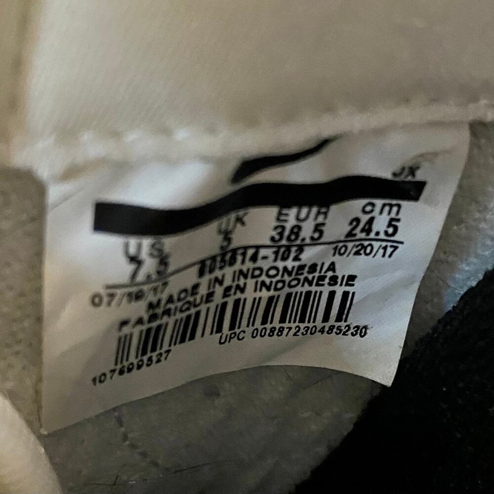 Nike Cortez Basic Leather White & Pink Women's Size 7.5 - Picture 3 of 6